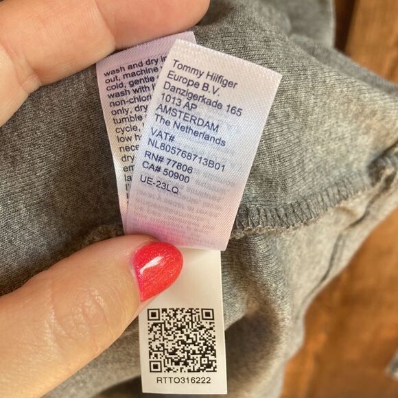 TOMMY HILFIGER Cotton
T-shirt Dress with Zip Placket - Picture 12 of 14